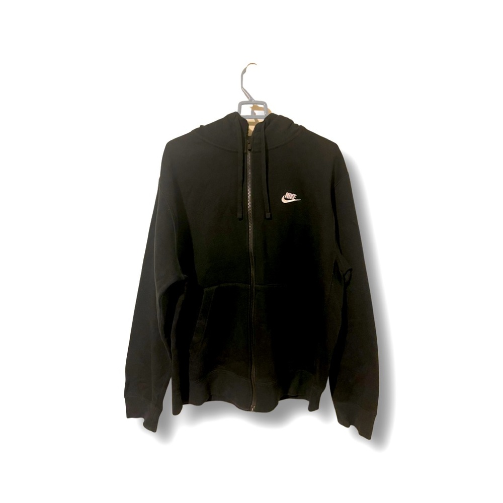 Black Nike Zip Up Hoodie (M)